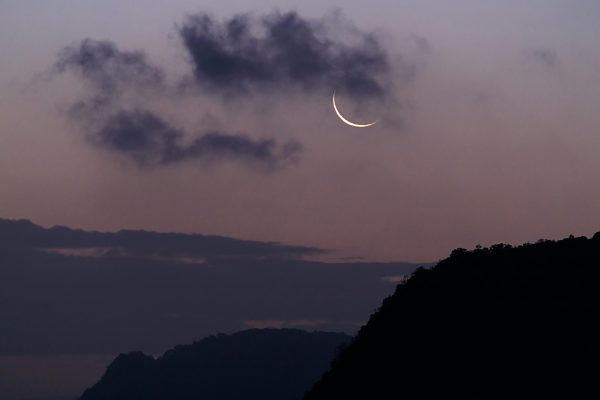 Ilustrasi apa arti the moon is beautiful isn't it